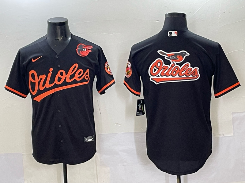 Men 2025 Baltimore Orioles Blank black Nike MLB Jersey style 02
